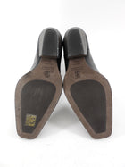 Brunello Cucinelli Black Leather Chelsea Boots with Monili Heel - 36.5 / USA 7