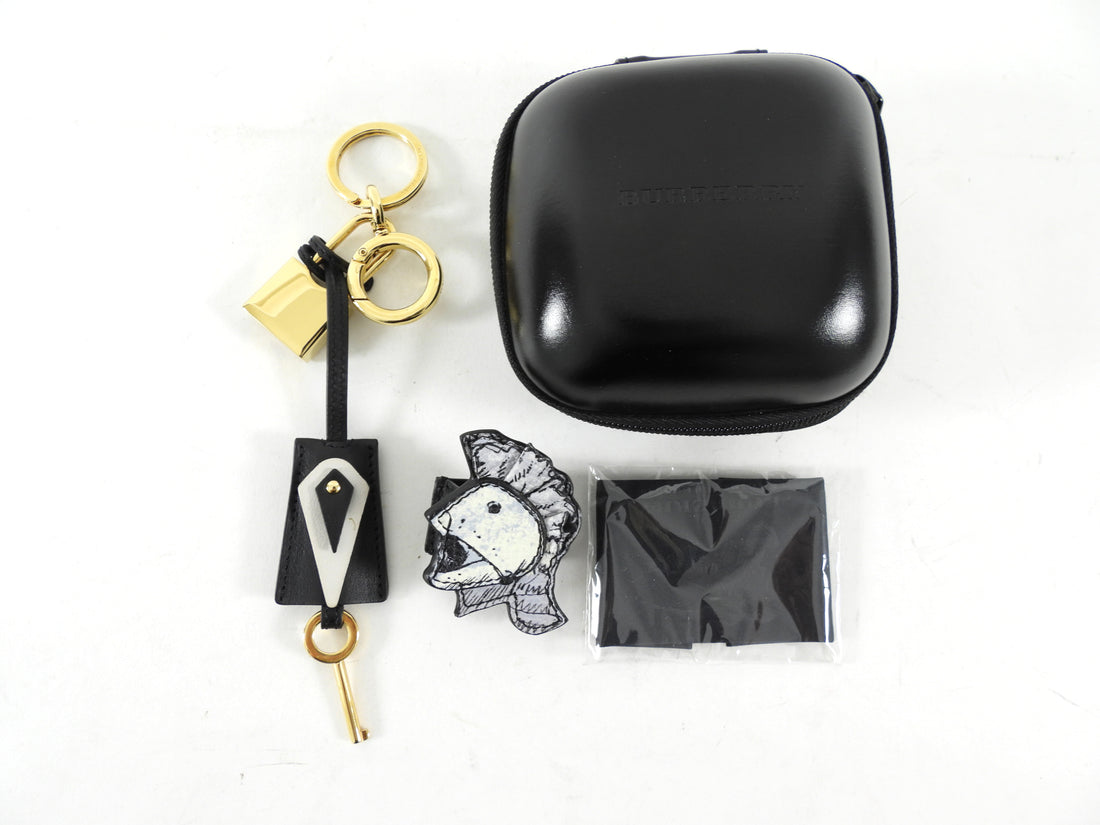 Burberry Pallas Helmet Lock Bag Charm Limited Edition