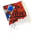 Burberry Large Graffiti Shawl / Pareo - Red White Blue