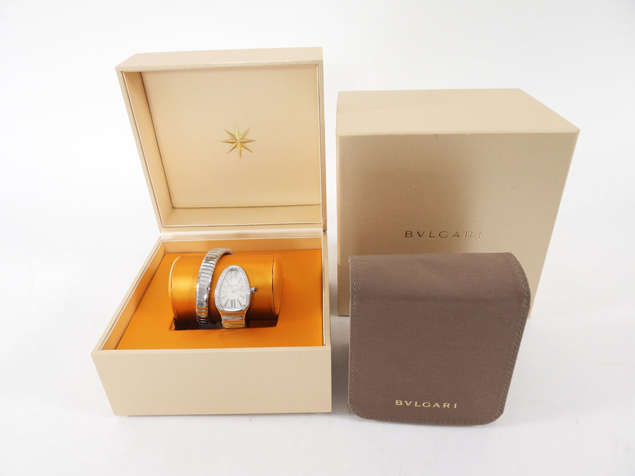Bvlgari Serpenti Tubogas Single Spiral Diamond Watch