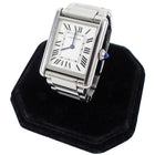 Cartier Tank Must Large Ref 4323 Stainless Quartz Wrist Watch