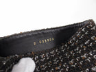 Chanel Brown Tweed Block-Heel Boots - 38.5