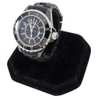 Chanel J12 Black Ceramic and Rubber 33mm Wrist Watch H0681