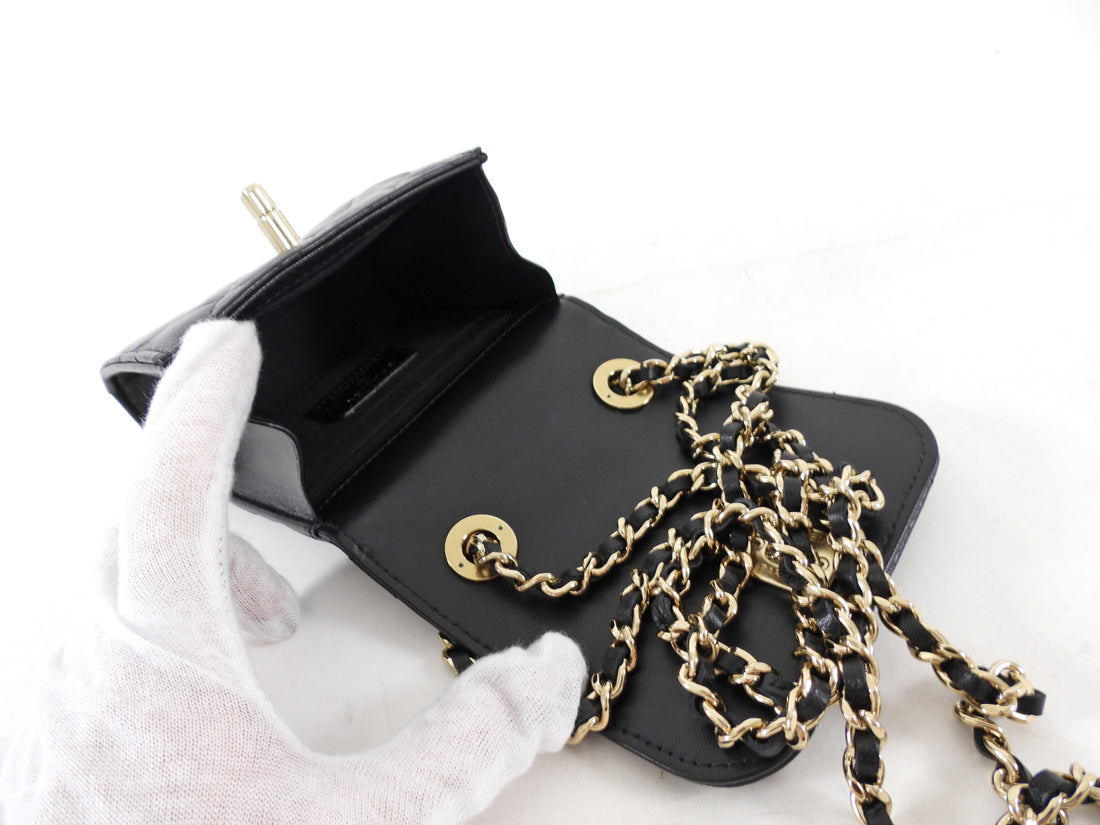 Chanel Black Quilted Mini Trendy CC Crossbody Flap Bag