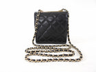 Chanel Black Quilted Mini Trendy CC Crossbody Flap Bag