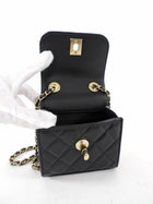 Chanel Black Quilted Mini Trendy CC Crossbody Flap Bag