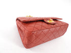Chanel Red Aged Leather Reissue 2.55 Double Flap Bag GHW
