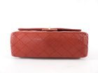 Chanel Red Aged Leather Reissue 2.55 Double Flap Bag GHW