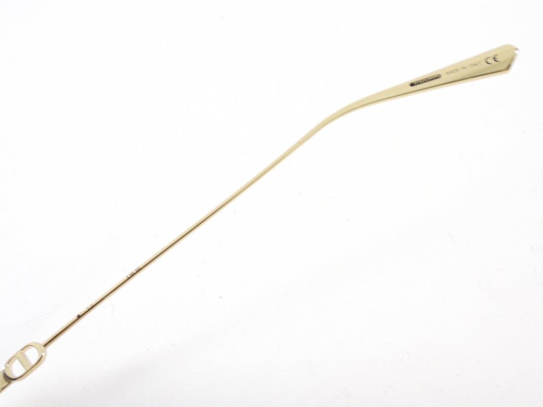 Christian Dior 30Montagne Gold Frame Square Sunglasses