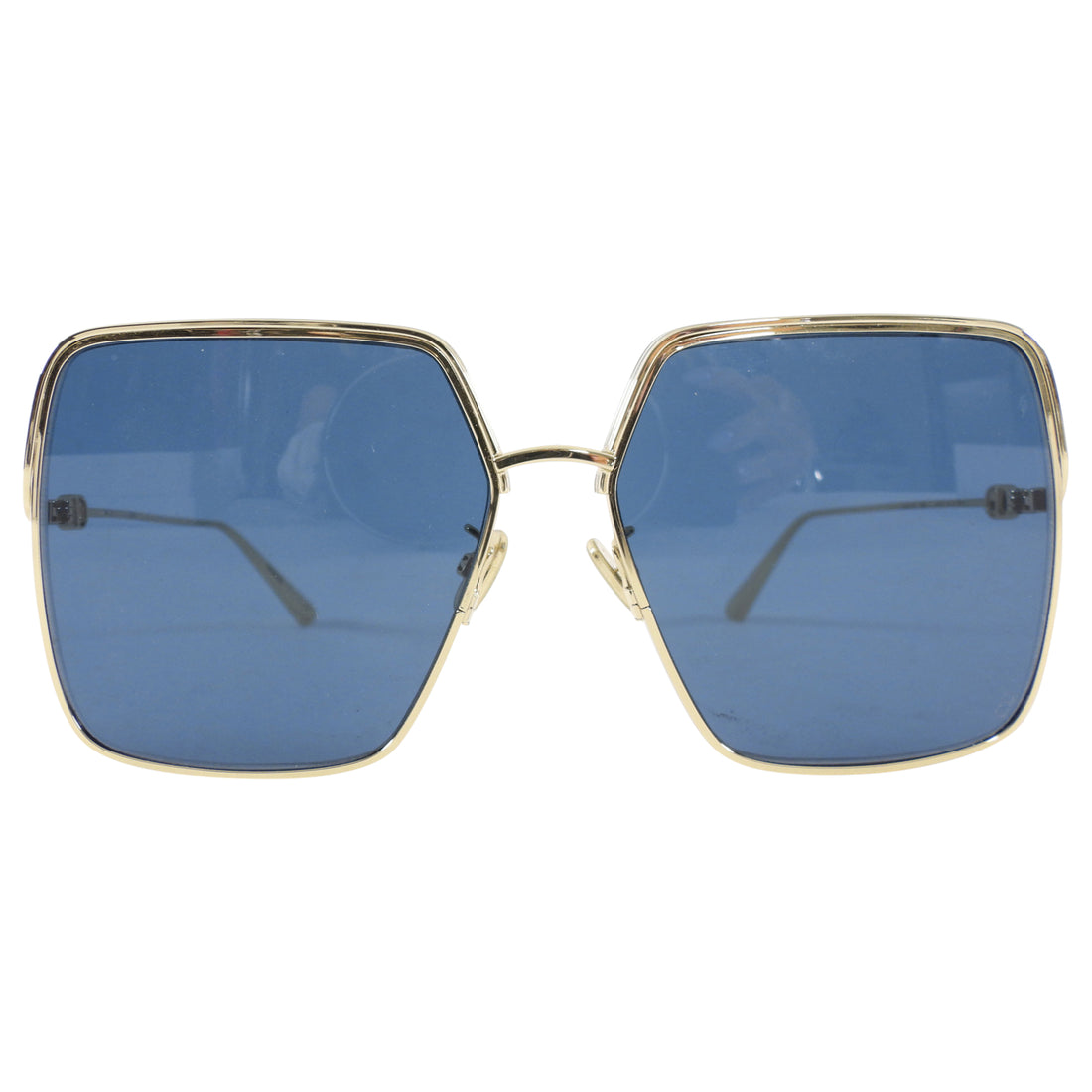 Christian Dior 30Montagne Gold Frame Square Sunglasses