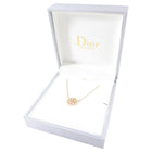 Christian Dior 18k Rose Gold Rose Des Vents Diamond Necklace