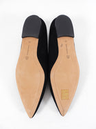 Emme Parsons Flat Black Suede Ballet Shoes - 37