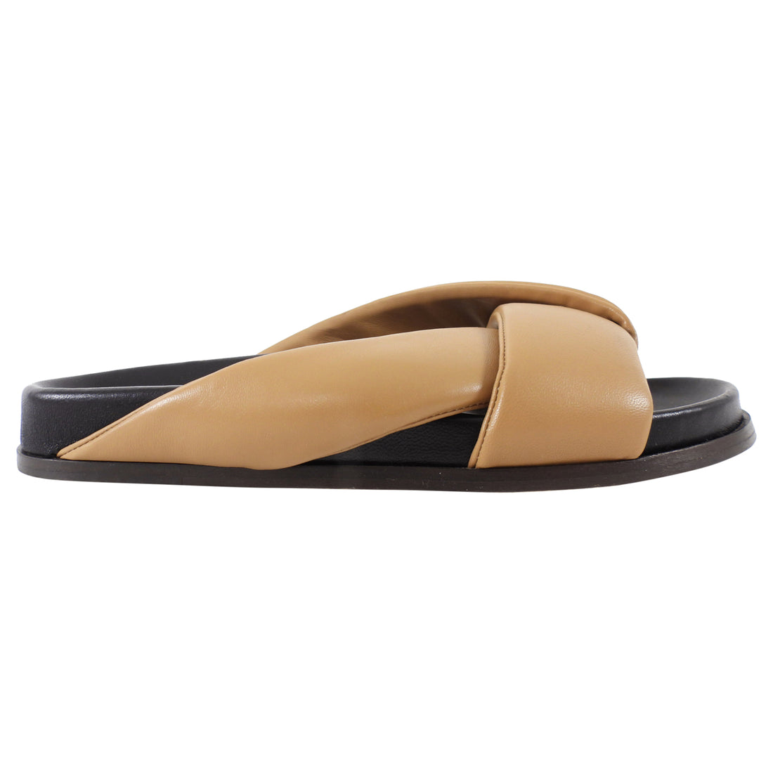 Emme Parsons Tan Brown Folded Slides - 37