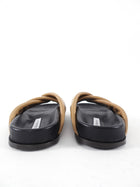 Emme Parsons Tan Brown Folded Slides - 37
