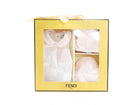 Fendi Pink and White 3pcs Baby Kit - Newborn