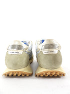 Golden Goose Running Marathon Light Blue Nylon and Suede Sneakers - 7