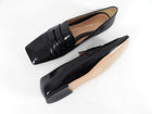 Gianvito Rossi Black Patent Flat Leather Loafers - 40 (9.5)