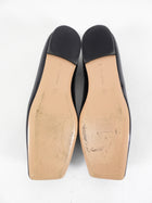 Gianvito Rossi Black Patent Flat Leather Loafers - 40 (9.5)