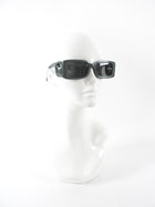 Gucci GG1325S Sage Green GG temple Logo Rectangular Sunglasses