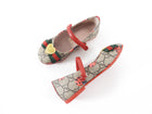 Gucci Kids Monogram Supreme Ladybug Heart Shoes - 25 / 8.5