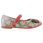 Gucci Kids Monogram Supreme Ladybug Heart Shoes - 25 / 8.5