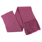 Gucci GG Monogram Pink Shimmer Fringe Long Scarf