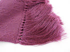 Gucci GG Monogram Pink Shimmer Fringe Long Scarf
