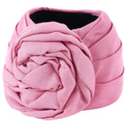 Gucci Pink Rosette Fabric Headband / Open Hat - M 57
