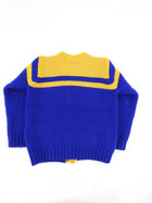 Gucci Baby Yellow Blue Collegiate Knit Cardigan - 12/18 M