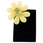 Guy Laroche Vintage 1980's Resin Flower Brooch