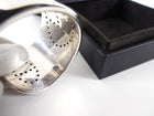 Hermes Sterling Silver Perforated H Eclipse Cuff Bracelet