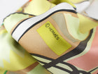 Hermes Sea Surf Fun Taupe Lime Green Surfboard Palm 90cm Silk Scarf