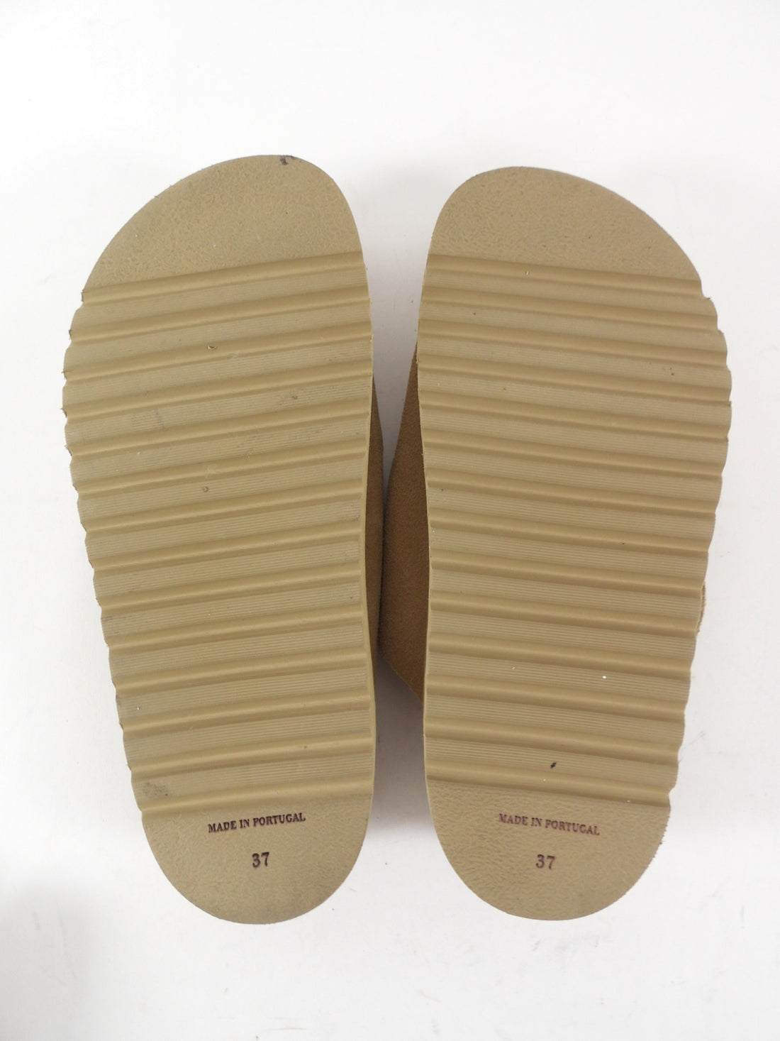 Jenni Kayne Tan Brown Suede Sandals - 37