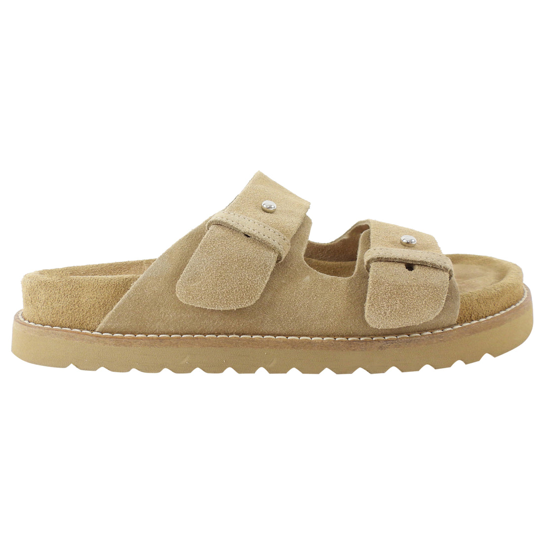 Jenni Kayne Tan Brown Suede Sandals - 37