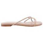Jenni Kayne Nude Leather Flat Sandals - 37