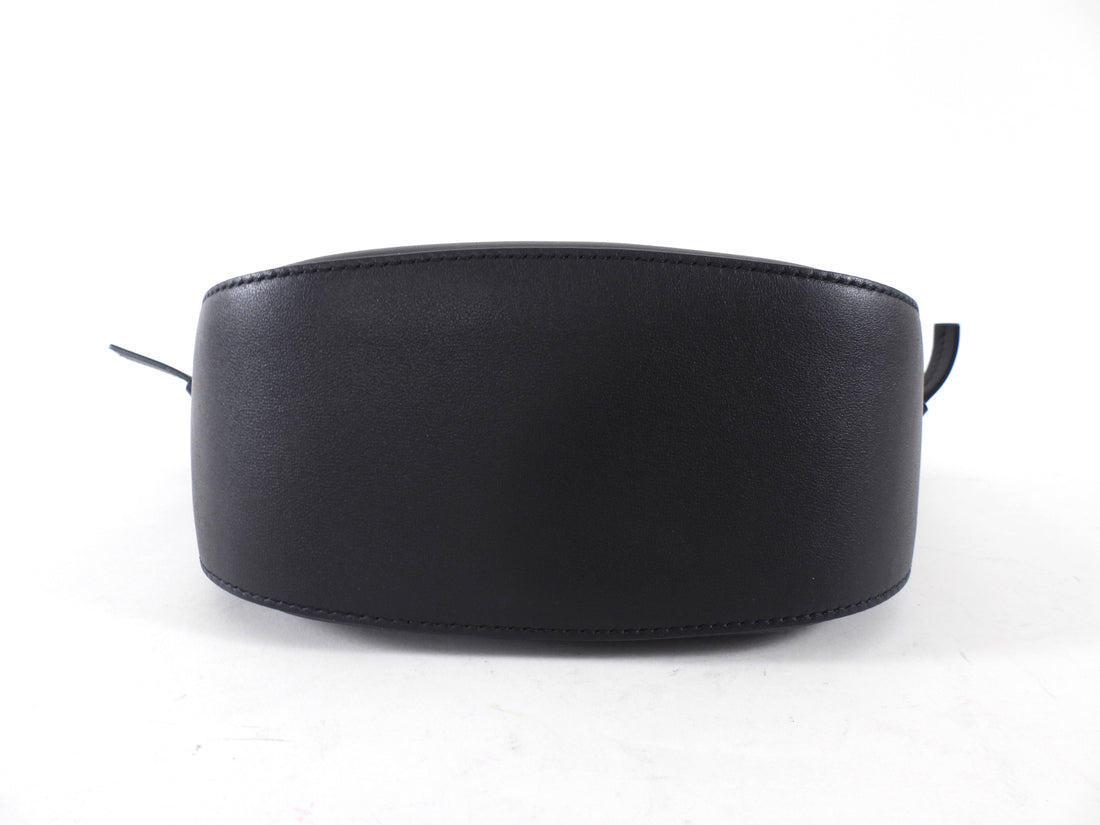 Jil Sander Black Leather Small Knot Bag