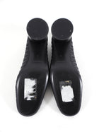 Jil Sander Black Quilted Block Heel Pumps - 40