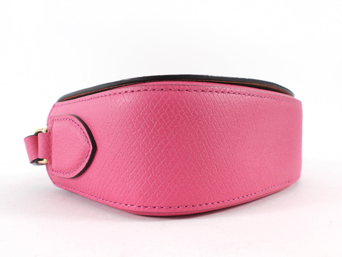 Longchamp Cherry Pink Leather XS Epure Crossbody Bag