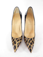 Christian Louboutin So Kate 120 Black Leopard Ombre Pumps - 41