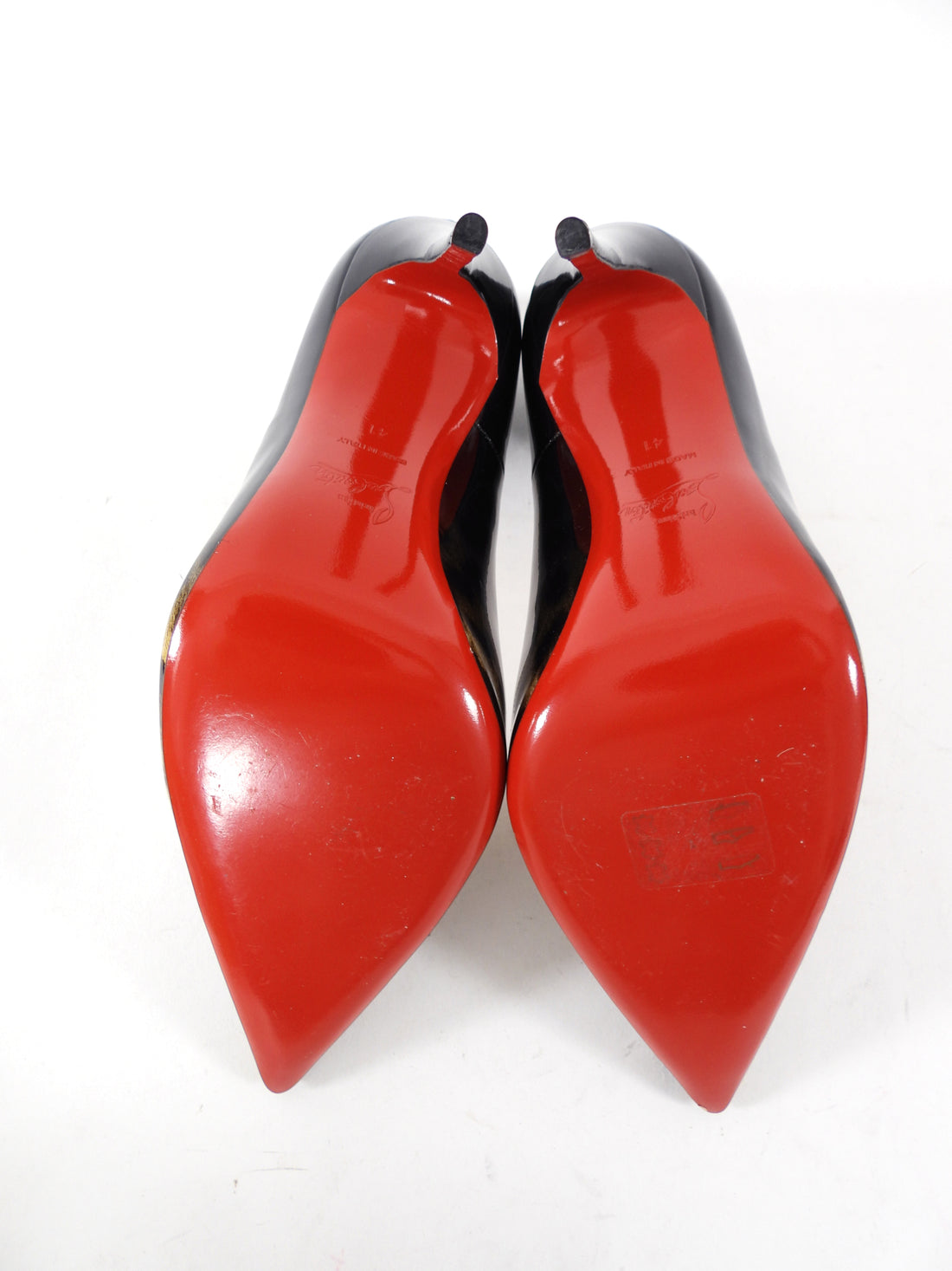 Christian Louboutin So Kate 120 Black Leopard Ombre Pumps - 41