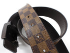 Louis Vuitton Damier Ebene Initiales Logo Belt - 90/36