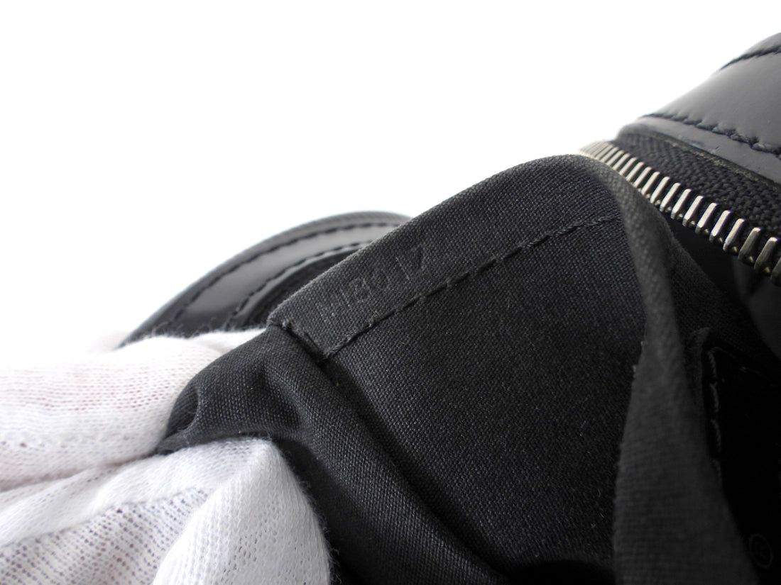 Louis Vuitton Black Epi Leather Bowling Montaigne PM Bag