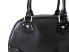 Louis Vuitton Black Epi Leather Bowling Montaigne PM Bag