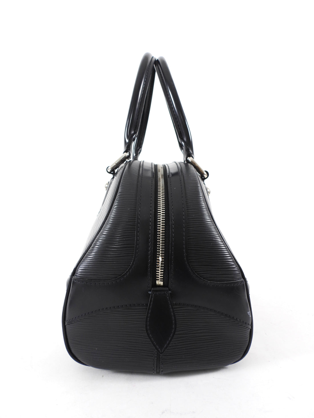 Louis Vuitton Black Epi Leather Bowling Montaigne PM Bag