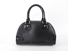Louis Vuitton Black Epi Leather Bowling Montaigne PM Bag