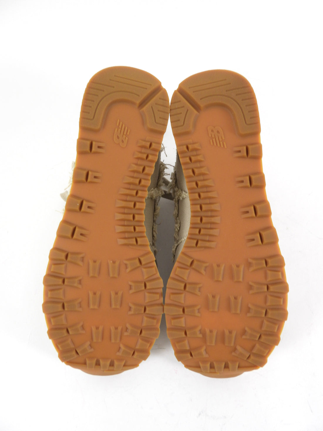 Miu Miu x New Balance Beige Frayed 574 Sneakers - 39.5
