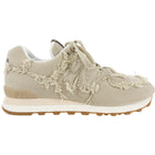 Miu Miu x New Balance Beige Frayed 574 Sneakers - 39.5