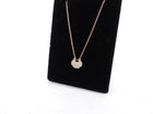 Qeelin 18k Rose Gold White Diamond Petite Yu Yi Necklace