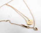 Qeelin 18k Rose Gold White Diamond Petite Yu Yi Necklace
