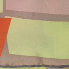 Hermes Sea Surf Fun Taupe Lime Green Surfboard Palm 90cm Silk Scarf